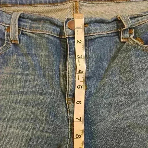 Eileen Fisher Womens Straight Leg Mid Rise Stretch Jean Size 10 - Picture 7 of 8